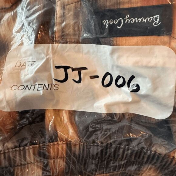 Barney Cool Men's Floral Blur Amphibious‎ Swim Trunks Brown Orange Size 38 - Picture 7 of 7